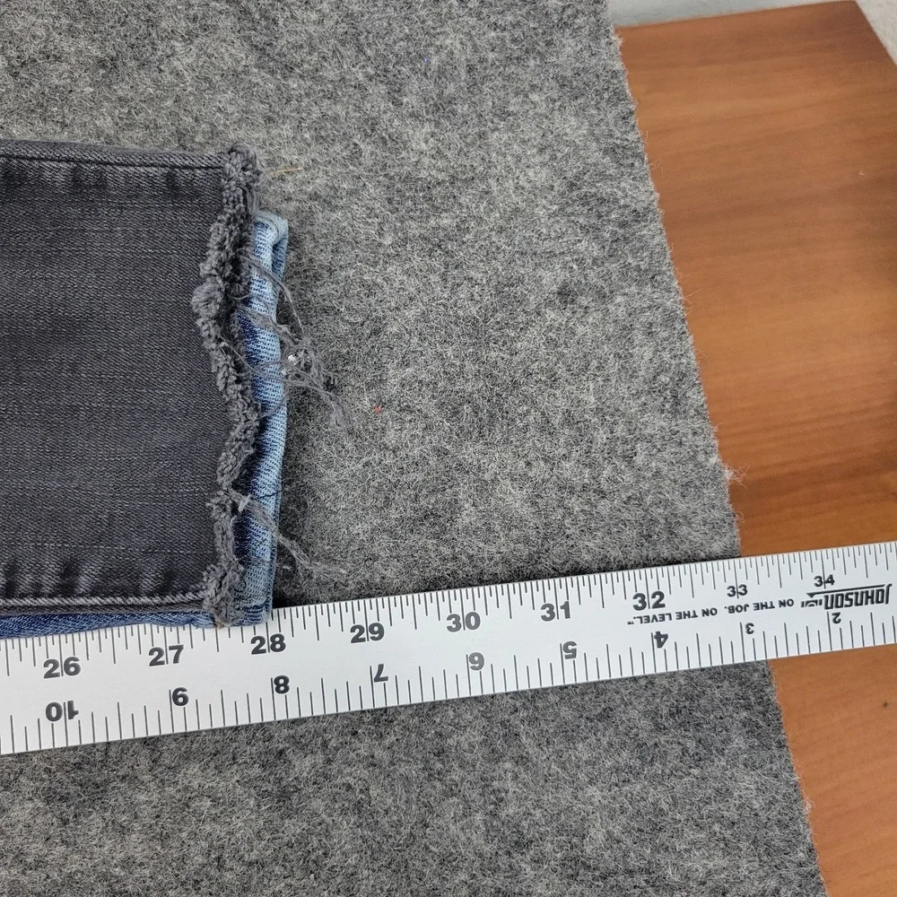 Madewell Jeans Womens 26 Gray High Rise Skinny Distressed Hem Minimalist LOT - Picture 13 of 15